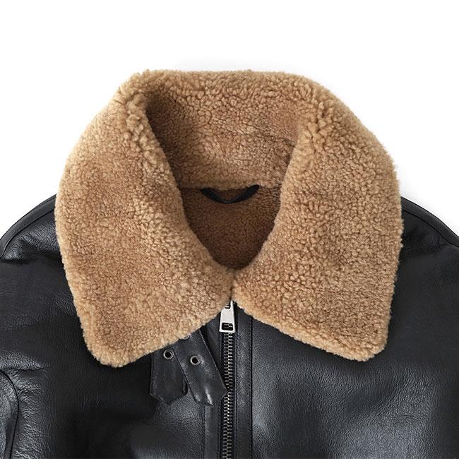 EMMETI エンメティMT01 シープスキン ムートンジャケット B-3 フライト