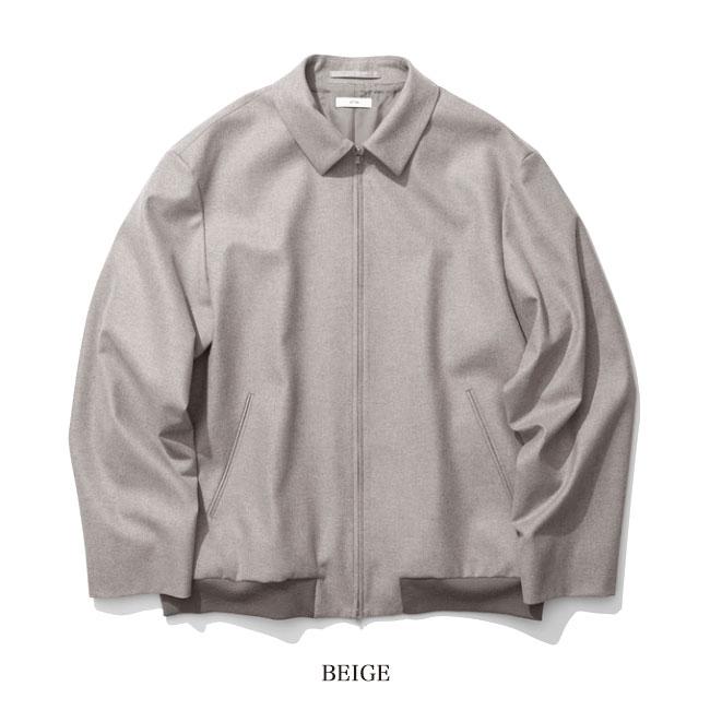 【別注】 ＜ATON＞ フライトジャケット ATON エイトン メリノカレッジ フランネル フライトジャケット