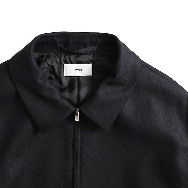 【タグ付き未使用品】ATON メリノカレッジフランネル フライトジャケット MERINO COLLEGE FLANNEL | フライトジャケット - UNISEX / ATON