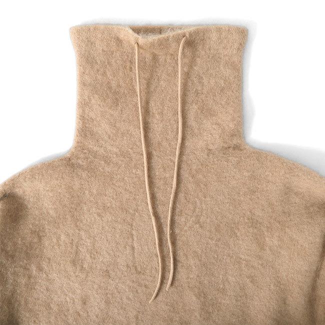 ATON⭐︎ファーカシミア100オーバーサイズニット ATON エイトン オーバーサイズ タートルネック カシミアセーター