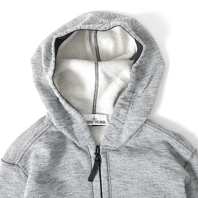 Stone Island ストーンアイランド ロゴパッチ ジップアップ スウェット