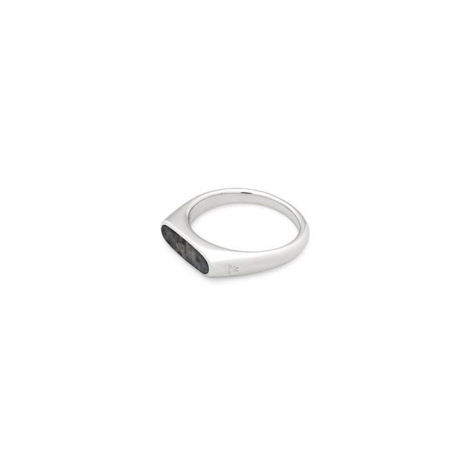 TOMWOOD トムウッド Mario Ring Larvikite マリオ ラルビカイト リング 101508 指輪 シルバー ピンキーリング メンズ レディースの画像