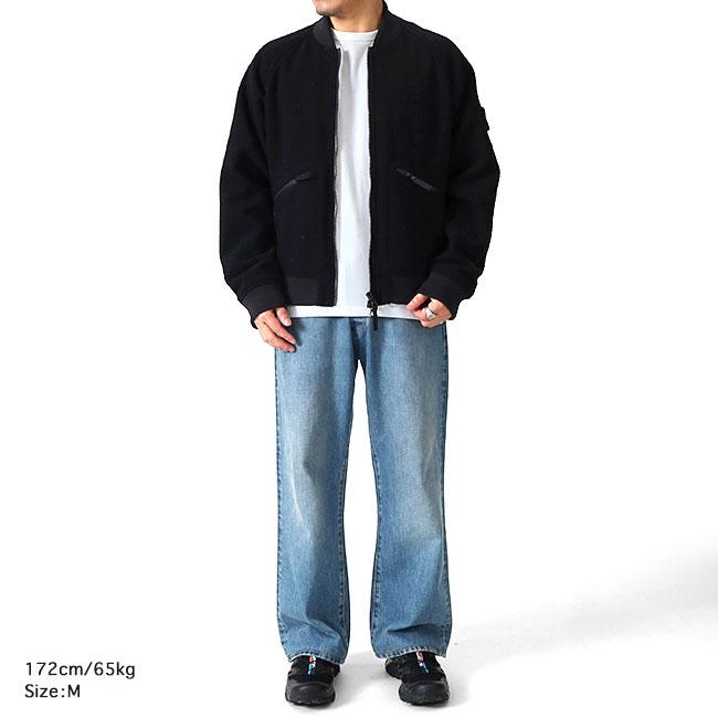 STONE ISLAND ストーンアイランド ボアフリース ウール ボンバー