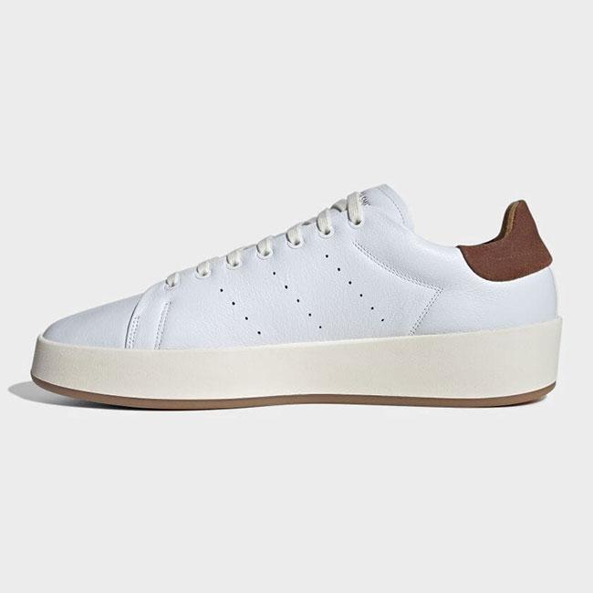 超美品！adidas stansmith RECON 高級牛革 白色レザー 厚底