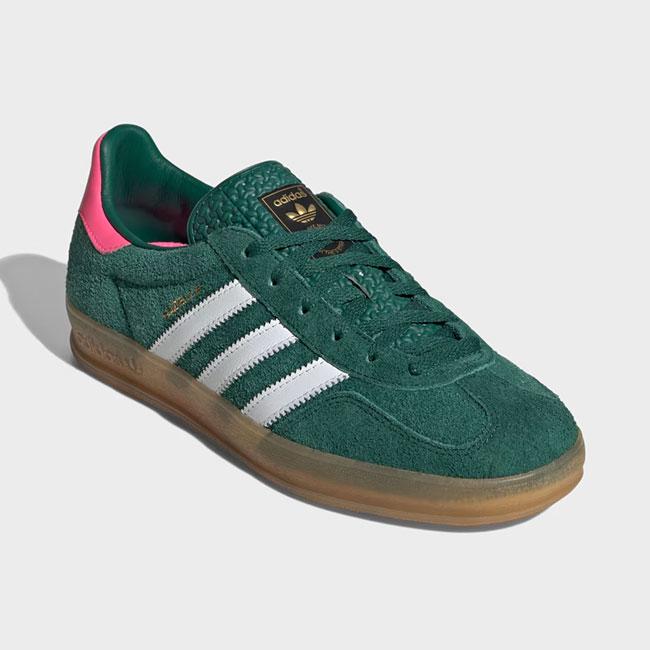 adidas アディダスオリジナルス GAZELLE INDOOR W ガゼル インドア スニーカー IG5929 グリーン ガムソール レディース メンズ シューズ｜golden-state｜03