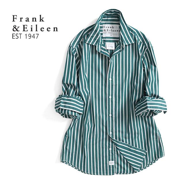 Frank & Eileen ストライプ長袖シャツ　フィンバー Frank&Eileen フランク&アイリーン FINBAR GREN フィンバー ストライプ