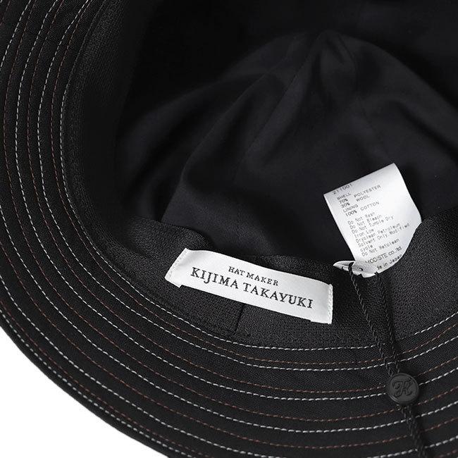 KIJIMA TAKAYUKI キジマタカユキ ステッチ ハット 211001 帽子 メンズ
