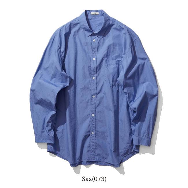 STONE  プルオーバーシャツ awasa【アワサ】organic cotton oxford L/S oversized B.D
