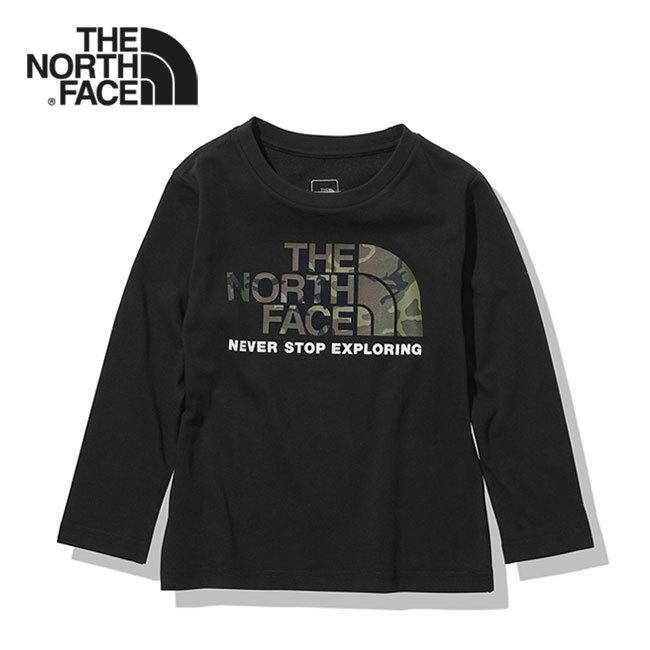 THE NORTH FACE ノースフェイス カモフラ ロゴ ロンT NTJ32144 迷彩