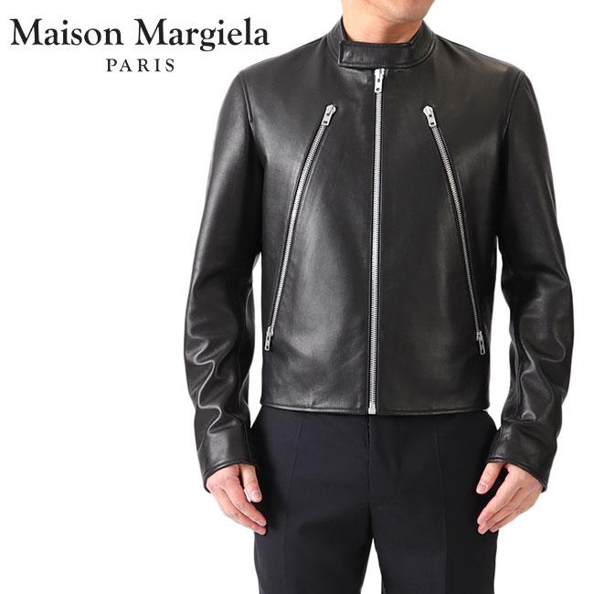 Maison Margiela メゾンマルジェラ 八の字 5ZIPライダース ジャケット S50AM0489 SY1460 ラムレザー シングル  メンズ : t19022104 : Golden State - 通販 - Yahoo!ショッピング