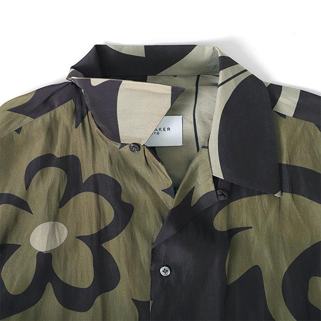 RAINMAKER レインメーカー 花柄 オープンカラーシャツ RM211-033 総柄 