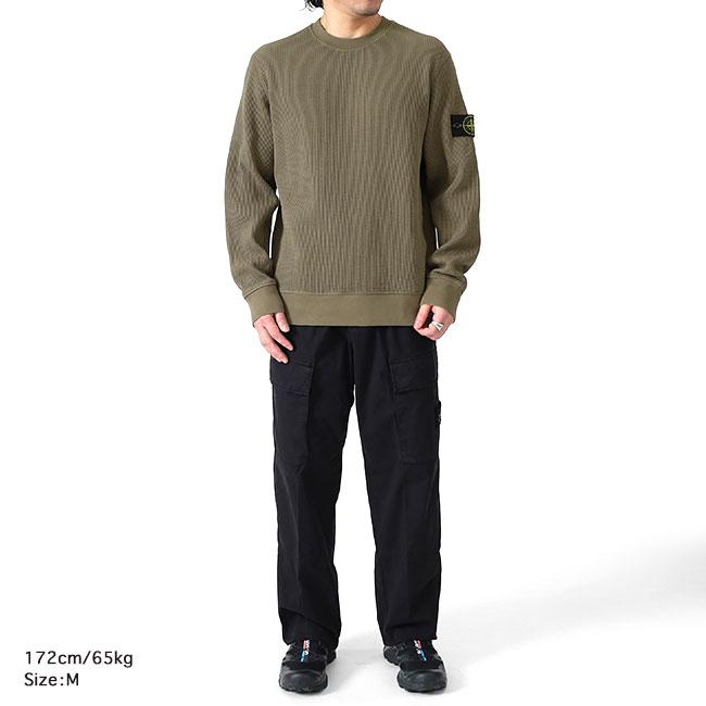 STONE ISLAND ストーンアイランド ワッフル スウェットシャツ 6100056
