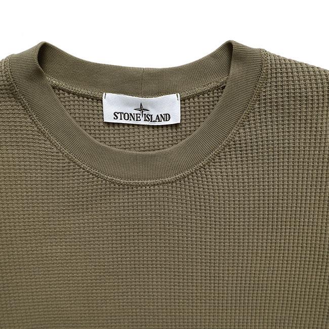 STONE ISLAND ストーンアイランド ワッフル スウェットシャツ 6100056