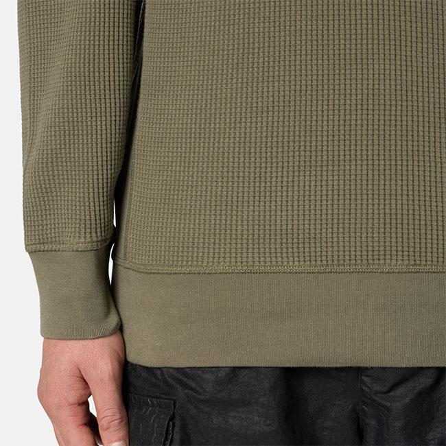 STONE ISLAND ストーンアイランド ワッフル スウェットシャツ 6100056