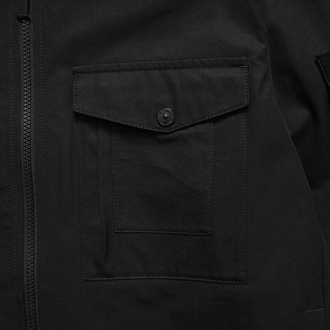 STONE ISLAND GHOST ストーンアイランド ゴーストピース コットンキャンバス ジップジャケット 1200011 シャツジャケット メンズの画像