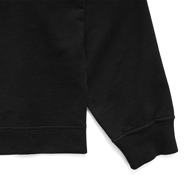 STONE ISLAND GHOST ストーンアイランド ゴーストピース クルーネックスウェット 6100064 ロンT 黒 ブラック メンズの画像