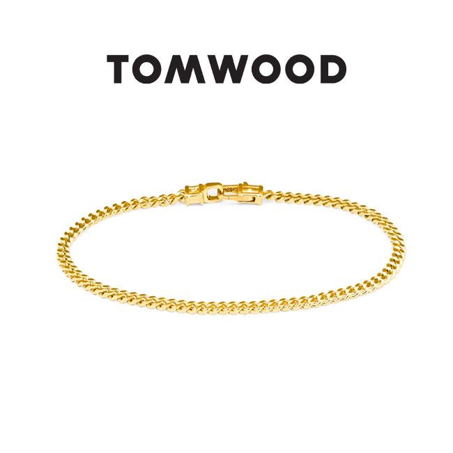 TOMWOOD トムウッド Curb Bracelet M Gold ゴールド チェーン TOMWOOD トムウッド Curb Bracelet M Gold ゴールド チェーン