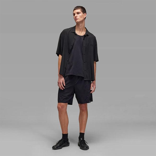 Y-3 ワイスリー ウルトラライト オープンカラーシャツ JD1457 開襟 