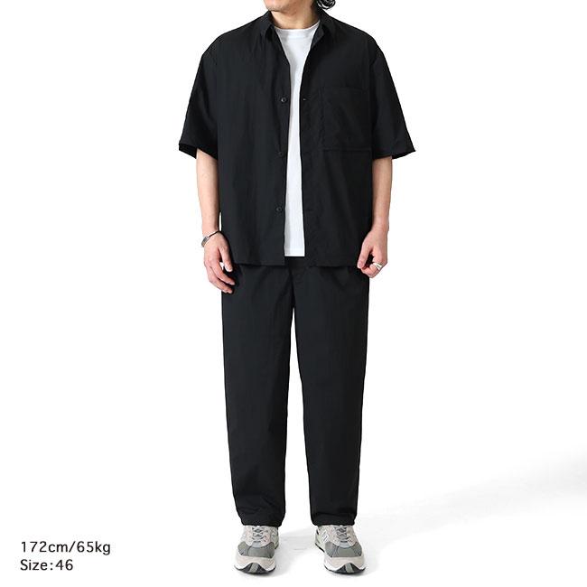 STILL BY HAND スティルバイハンド ナイロンシャツ SH02262 半袖シャツ