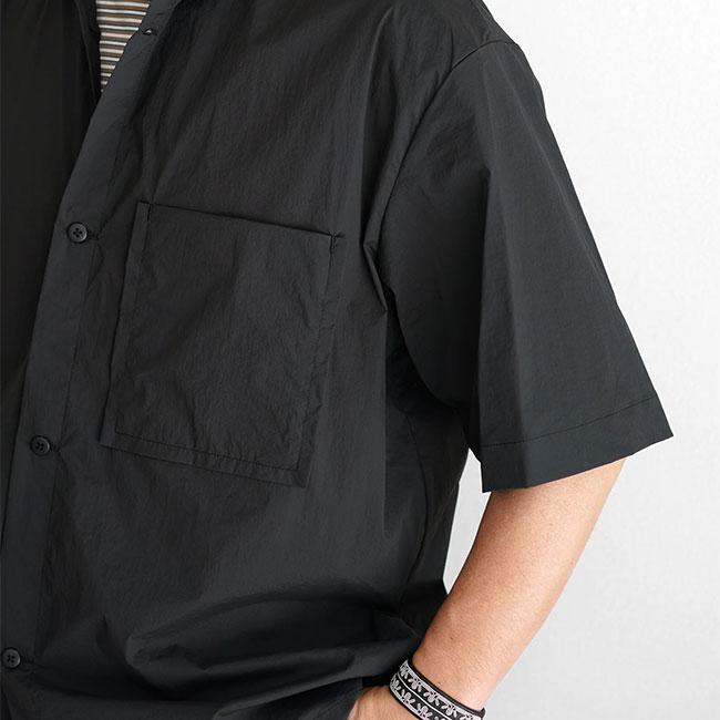 STILL BY HAND スティルバイハンド ナイロンシャツ SH02262 半袖シャツ