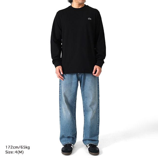 LACOSTE ラコステ ロゴ ロンT TH5583 長袖Tシャツ メンズ : Golden