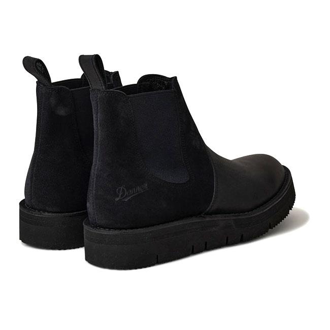 Danner黒 レザー サイドゴアブーツ Lightning30周年企画】Danner × Lightning サイドゴア ショート