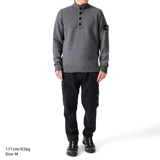 Stone Island ストーンアイランド MAGLIA ハーフボタン スタンド