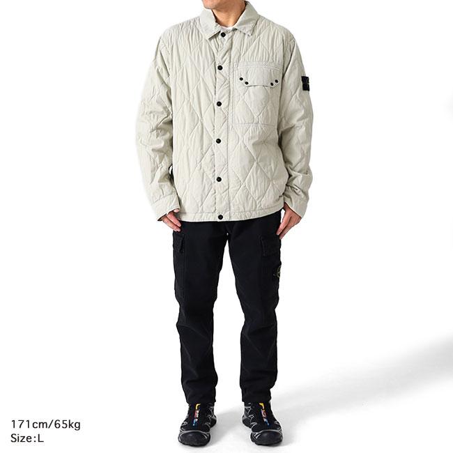 Stone Island ストーンアイランド ガーメントダイ キルティング Stone Island ストーンアイランド ガーメントダイ キルティング