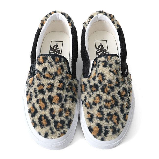 VANS バンズ レオパード柄 シェルパ ボア スリッポン Slip-On 59 
