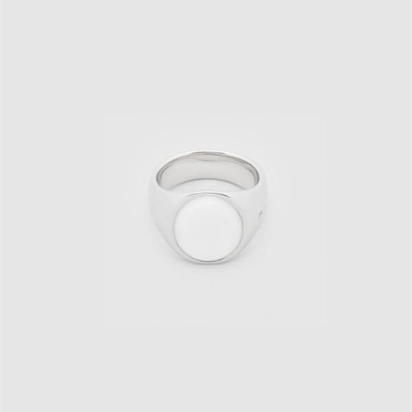 トムウッド　ホワイトストーンリング 楽天市場】【アウトレット】 TOMWOOD トムウッド Cushion White Agate