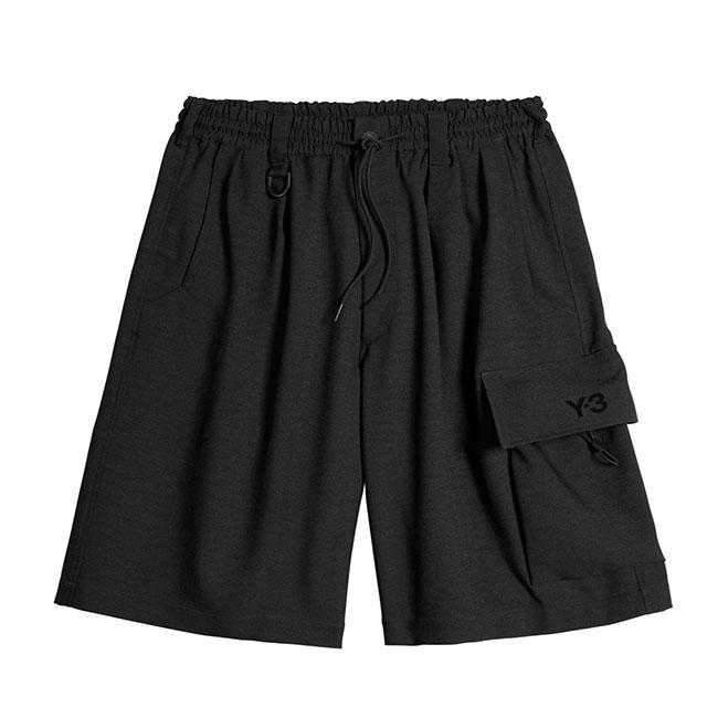Y-3 ワイスリー ユニフォーム カーゴショーツ KS7652 黒 ショート