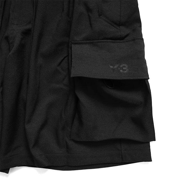 Y-3 ワイスリー ユニフォーム カーゴショーツ KS7652 黒 ショート