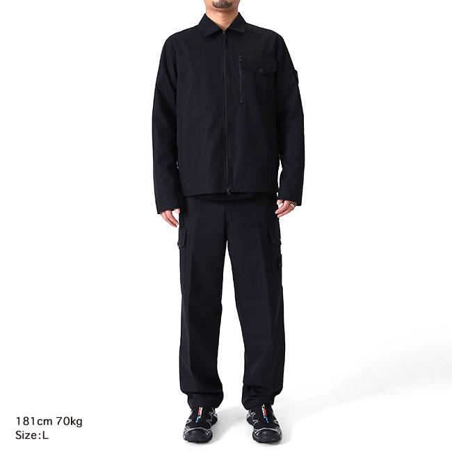 STONE  GHOST PIECE シャツ　ジャケット Stone Island Ghost Shirt Jacket | Blue | FARFETCH