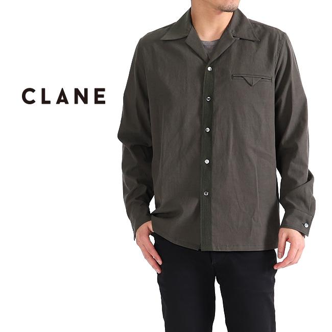 clane homme シャツ CLANE（クラネ） CLANE HOMME クラネオム オープンカラーシャツ OPEN