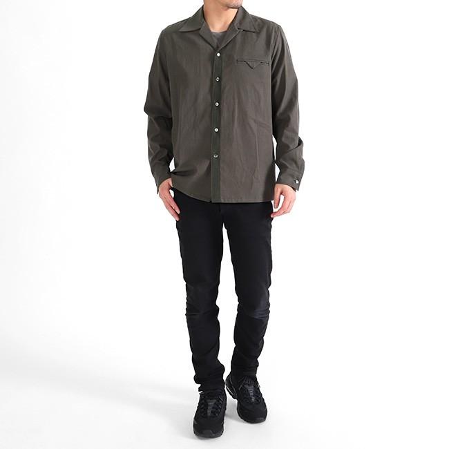 CLANE（クラネ） CLANE HOMME クラネオム オープンカラーシャツ OPEN