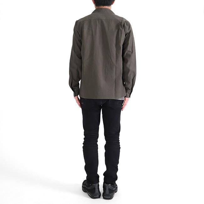 CLANE HOMME クラネオム オープンカラーシャツ OPEN COLLAR