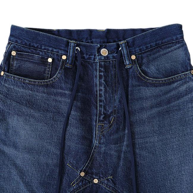 FUMITO GANRYU フミトガンリュウ 5ポケット サルエル ジーンズ Fu5-Pa