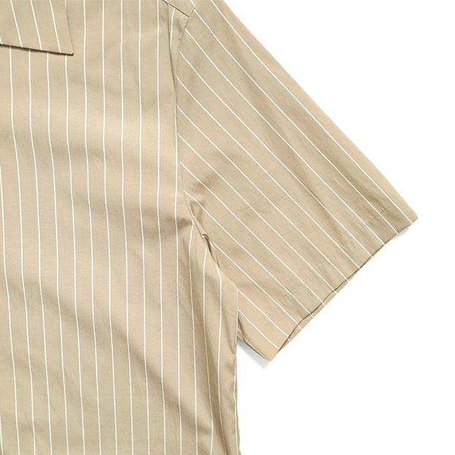 JIL SANDER ジルサンダー オープンカラー ストライプシャツ J22DL0362 J45329 半袖シャツ メンズの画像