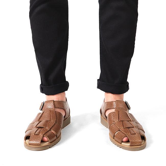 Paraboot パラブーツ Pacific Sport パシフィック スポーツ グレインレザー グルカサンダル レザーサンダル メンズ T0524 Golden State 通販 Yahoo ショッピング