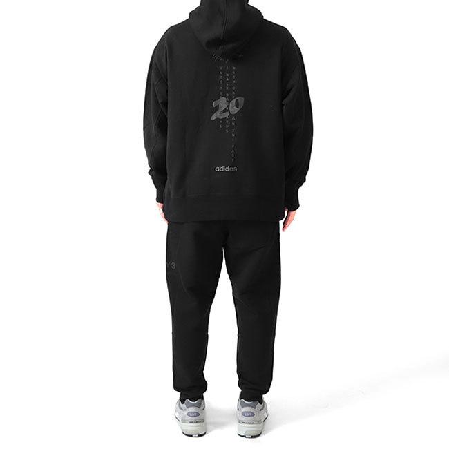 [SALE] Y-3 ワイスリー 20周年 バックロゴ刺繍 スウェットパーカー HG8800 黒 メンズ