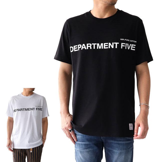 【DEPARTMENT FIVE】Logo short sleeve T-shirt/全国送料無料 TIME SALE] DEPARTMENT FIVE デパートメントファイブ 胸ポケット