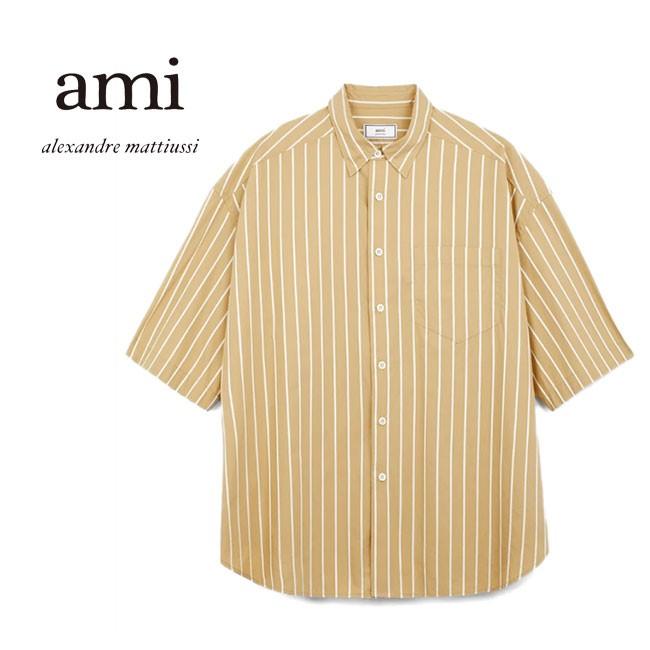 AMI PARIS アミパリス オーバーサイズ ストライプシャツ E19C208 AMI PARIS アミパリス オーバーサイズ ストライプシャツ E19C208