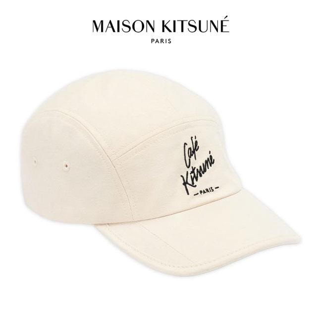 Maison Kitsune メゾンキツネ カフェキツネ 刺繍ロゴ 5パネル ジェット
