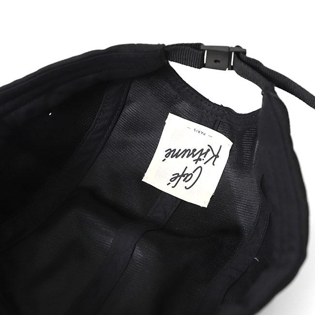 Maison Kitsune メゾンキツネ カフェキツネ 刺繍ロゴ 5パネル ジェット