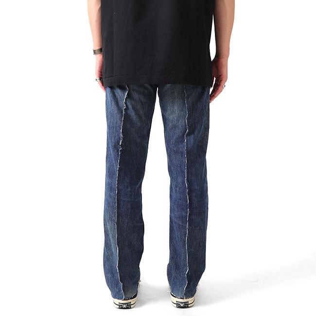 TIME SALE] mill ミル リメイク ストレート ブルーデニム パンツ M19-2