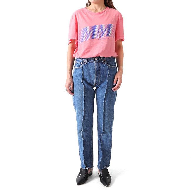 TIME SALE] mill ミル リメイク ストレート ブルーデニム パンツ M19-2