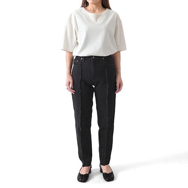 SALE] mill ミル リメイク ストレート ブラックデニム パンツ M19-2
