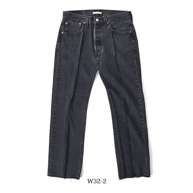 SALE] mill ミル リメイク ストレート ブラックデニム パンツ M19-2