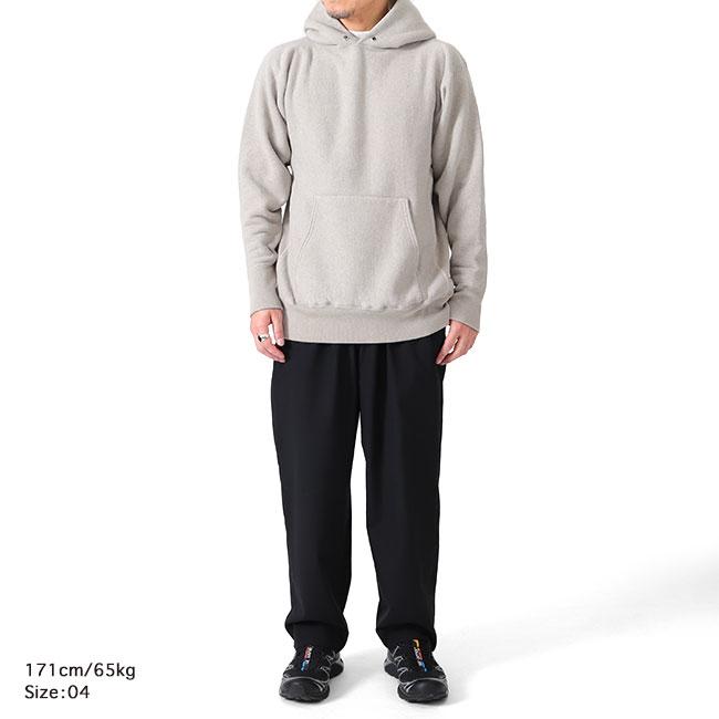 ATON　ナチュラルダイプルオーバースウェットパーカー　2 TIME SALE] ATON エイトン ナチュラルダイ プルオーバー スウェット
