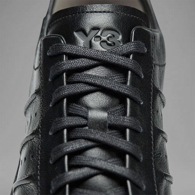 Y-3 ワイスリー SUPERSTAR スーパースター ブラック レザースニーカー IE3237 黒 シューズ メンズの画像